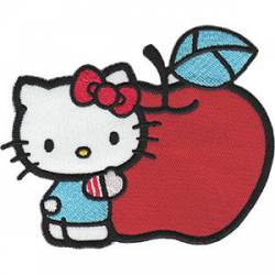 Hello Kitty Apple - Embroidered Patch