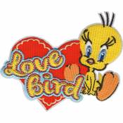 Looney Tunes Tweety Bird Love Bird - Embroidered Iron-On Patch