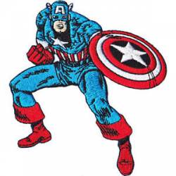 The Avengers Captain America Full Body - Embroidered Patch