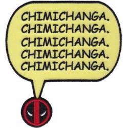 Deadpool Chimichanga - Embroidered Patch