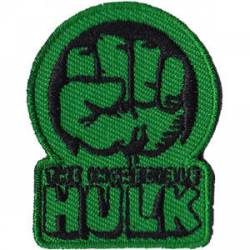 The Incredible Hulk Fist  - Embroidered Patch