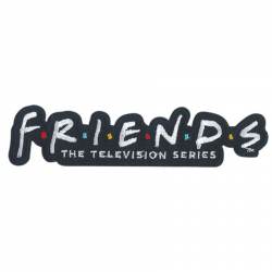 Friends Logo - Embroidered Iron-On Patch