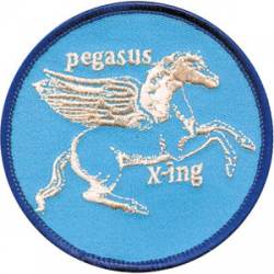 Napoleon Dynamite Pegasus Crossing - Embroidered Patch