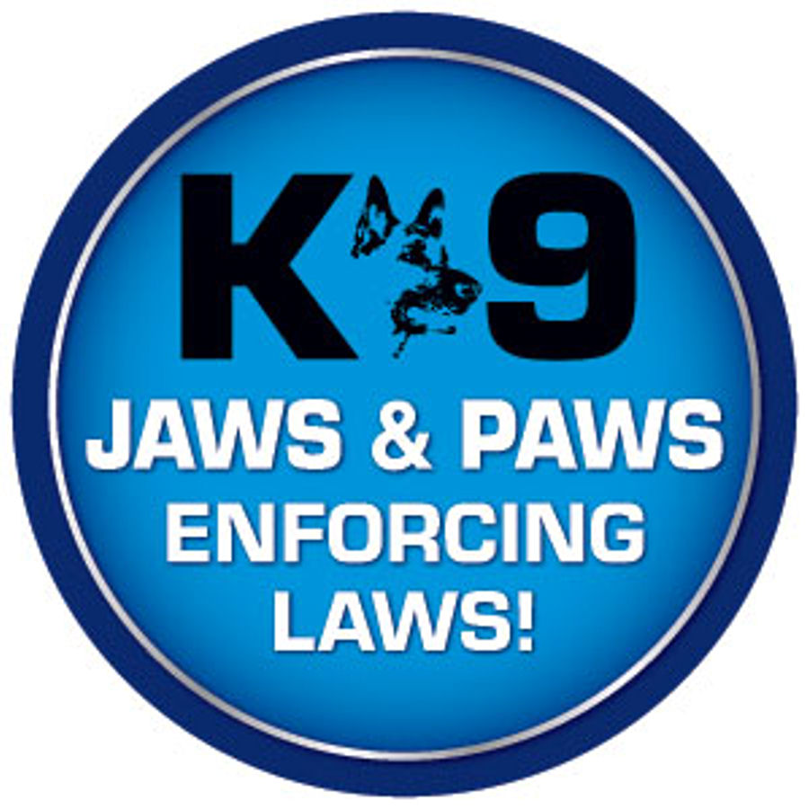 k9-jaws-paws-enforcing-laws-circle-magnet-at-sticker-shoppe