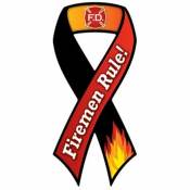 Firemen Rule - Ribbon Magnet