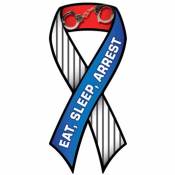 Law Enforcement, Eat, Sleep, Arrest - Ribbon Magnet