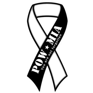 POW MIA - Ribbon Magnet at Sticker Shoppe