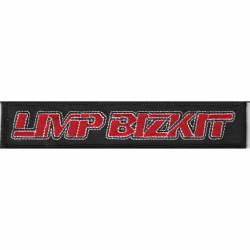 Limp Bizkit Red & Black - Embroidered Iron-On Patch