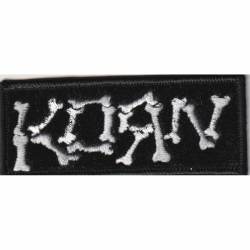 Korn Bone Logo - Embroidered Iron-On Patch