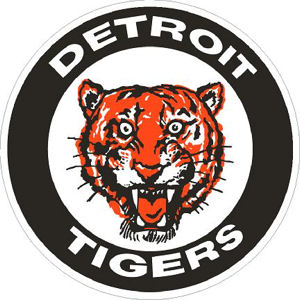 Detroit Tigers Vintage Logo 1961-1963 Sticker Vinyl Wall Decal 