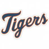 Detroit Tigers 1994-Present Script Logo - Sticker