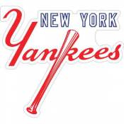 New York Yankees NY Alternate Logo - 4x4 White Die Cut Decal at