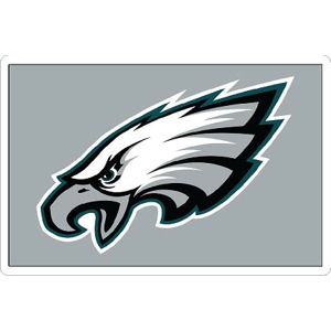 Philadelphia Eagles White Retro Logo Available Multiple Sizes Sticker Decal