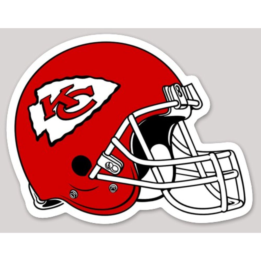 Chiefs Football Helmet Decals Logos Full Size High Quality 20 Mil Kansas  City !!