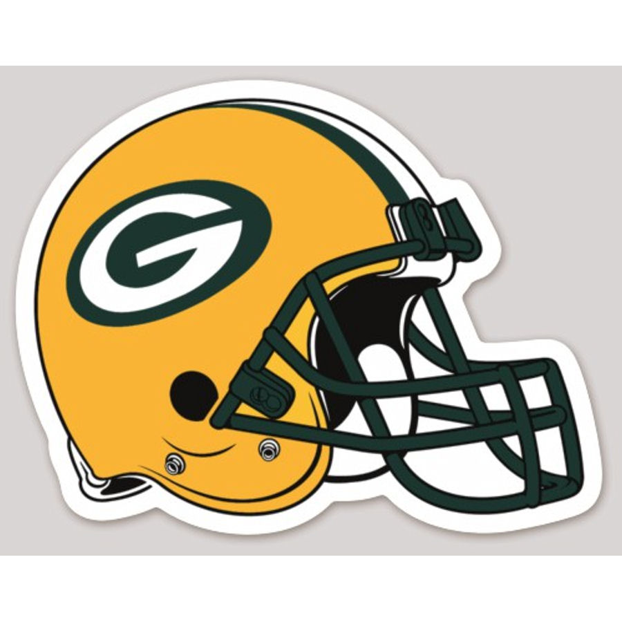 Green Bay Packers Helmet - Sticker at Sticker Shoppe