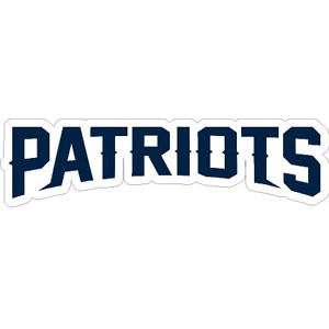 New England Patriots Helmet - Sticker at Sticker Shoppe