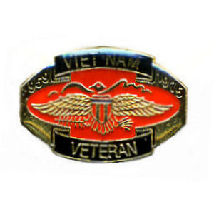 Vietnam Veteran - Lapel Pin at Sticker Shoppe