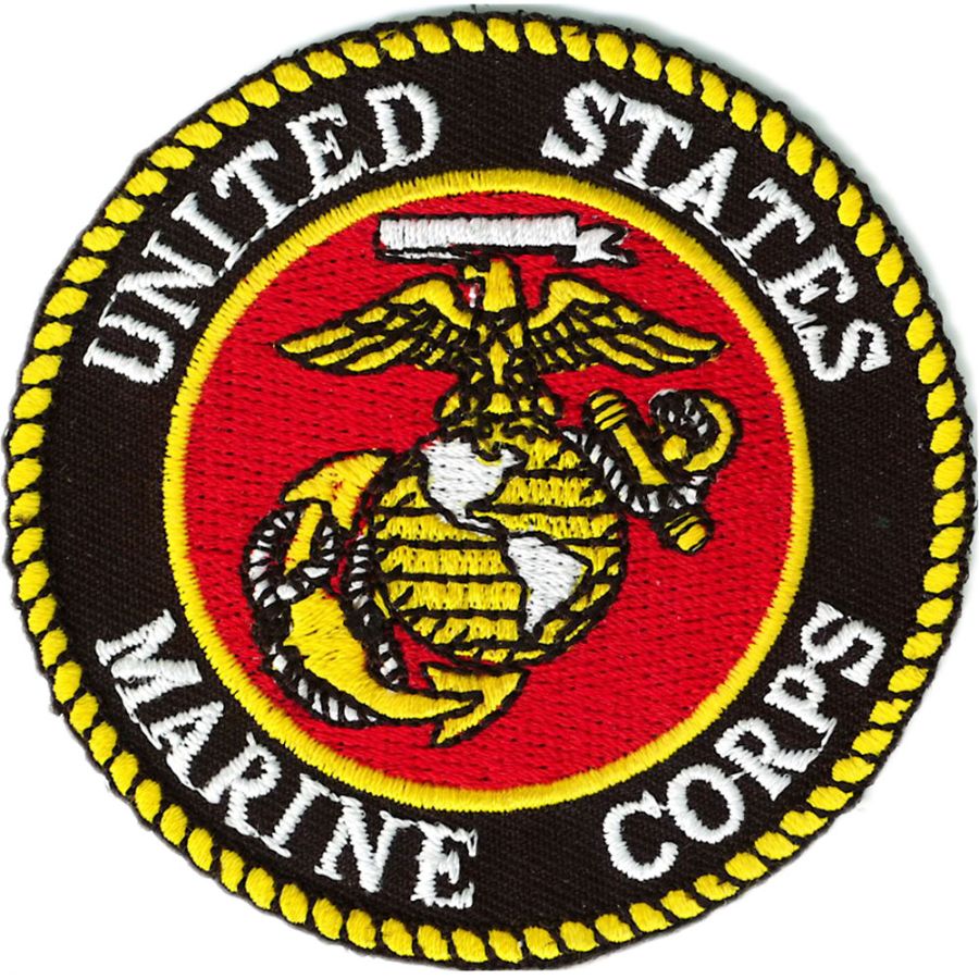 United States Marine Corps Logo Insignia - Embroidered Iron-On Patch at ...