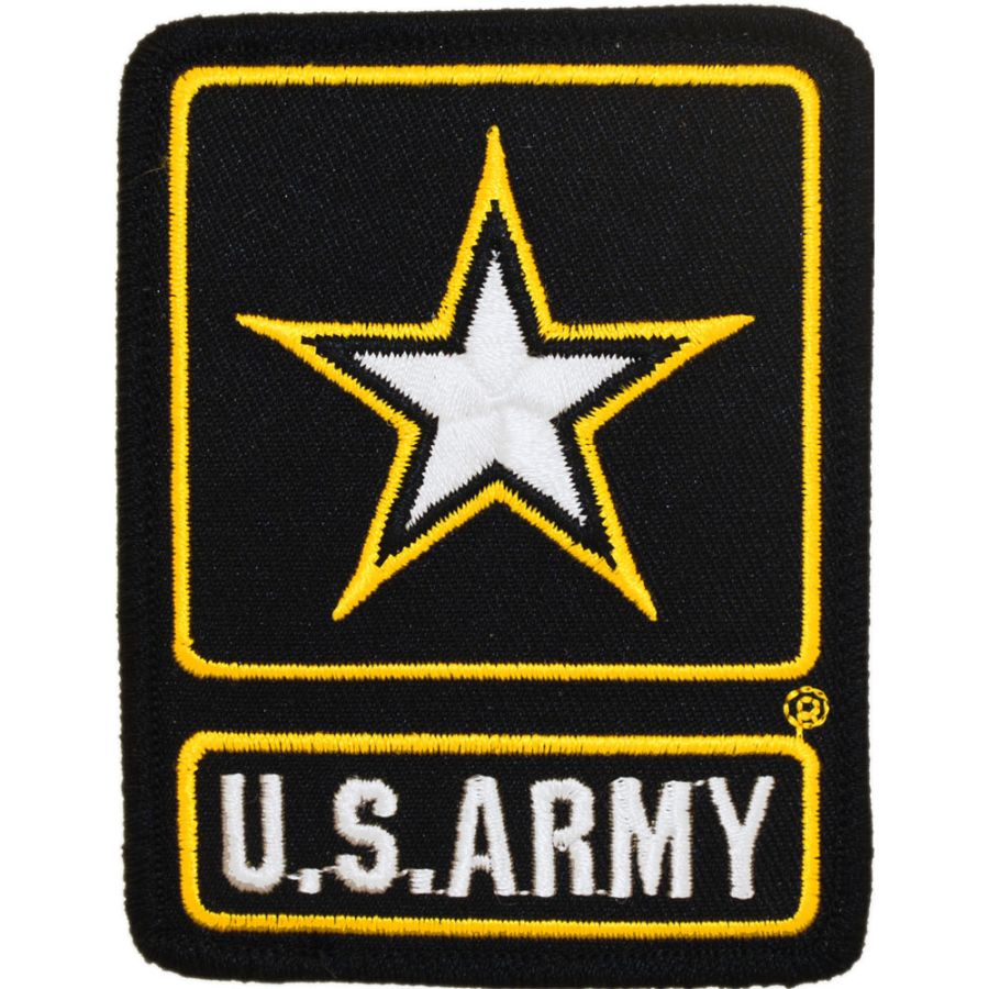United States Army Logo 35 Embroidered Iron On Patch At Sticker Shoppe