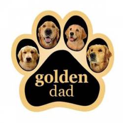 Golden Dad - Paw Magnet