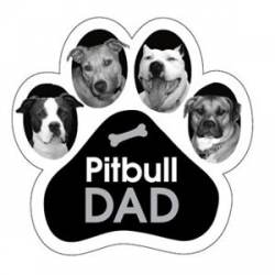 Pitbull Dad - Paw Magnet