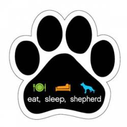 Eat, Sleep, Shepherd - Paw Magnet