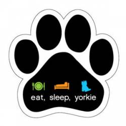 Eat, Sleep, Yorkie - Paw Magnet