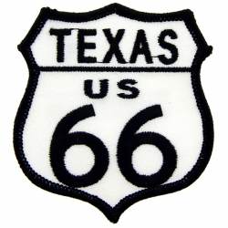Route Rt. 66 TX - Great American High Way Embroidered Patch
