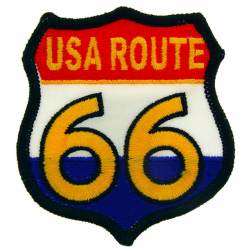 Route Rt. 66 RWB - Great American High Way Embroidered Patch