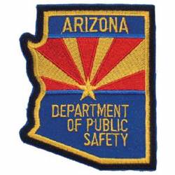 Arizona Department of Public Safety - Embroidered Iron-On Patch