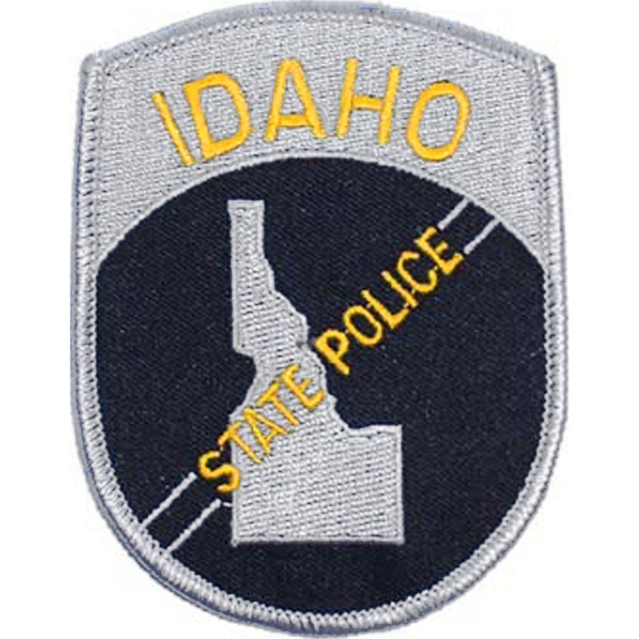 Idaho State Police - Embroidered Iron-On Patch at Sticker Shoppe