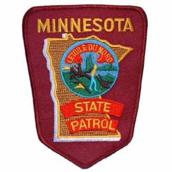 Minnesota State Patrol - Embroidered Iron-On Patch