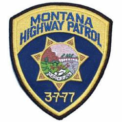 Montana Highway Patrol - Embroidered Iron-On Patch