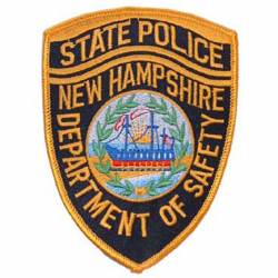 New Hampshire State Police - Embroidered Iron-On Patch