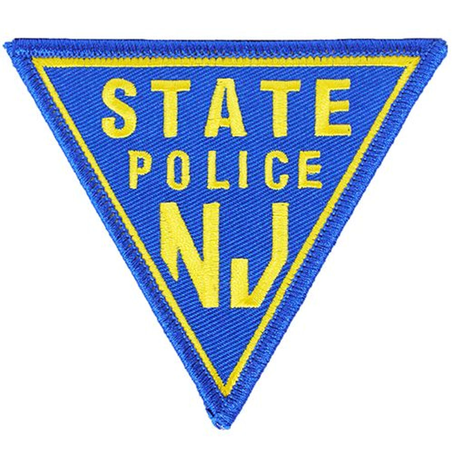 New Jersey State Police - Embroidered Iron-On Patch at Sticker Shoppe