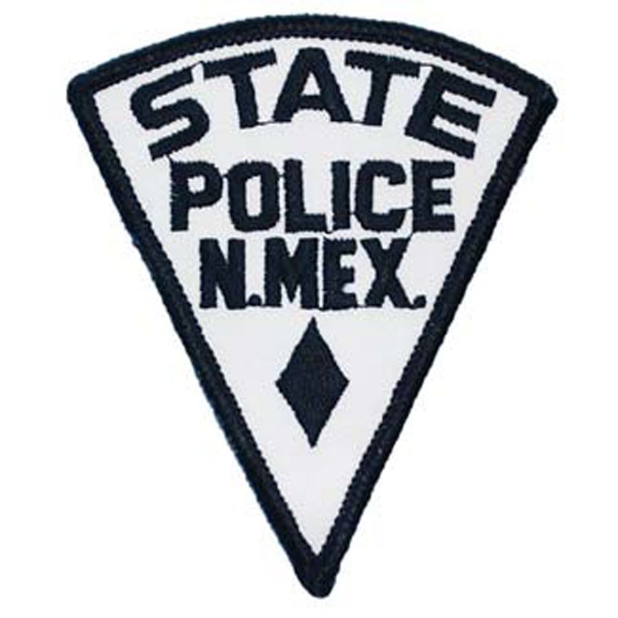 New Mexico State Police Embroidered Iron On Patch At Sticker Shoppe