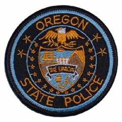 Oregon State Police - Embroidered Iron-On Patch