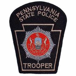 Pennsylvania State Police - Embroidered Iron-On Patch