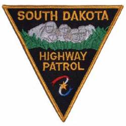 South Dakota Highway Patrol - Embroidered Iron-On Patch
