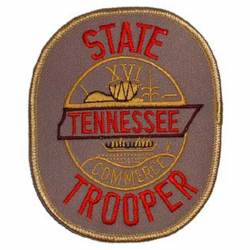 Tennessee State Trooper - Embroidered Iron-On Patch