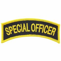 Special Officer Tab - Embroidered Iron-On Patch