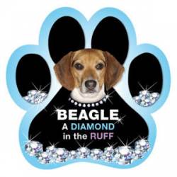 Beagle, A Diamond In The Ruff - Paw Magnet
