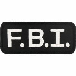 F.B.I. Tab - Embroidered Iron-On Patch