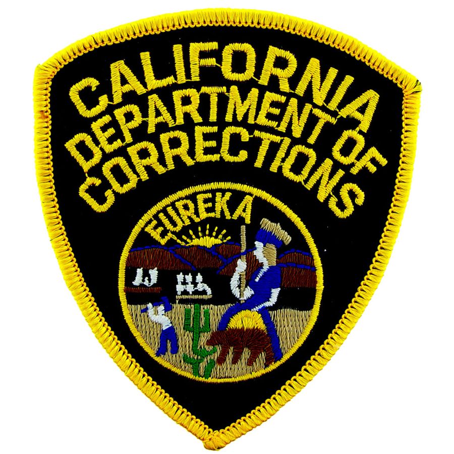 California Department of Corrections - Embroidered Iron-On Patch at ...