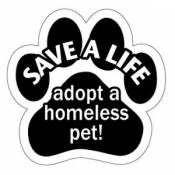 Save A Life. Adopt A Homeless Pet - Paw Magnet