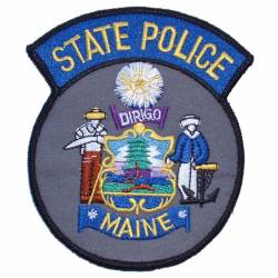 Maine State Police Large - Embroidered Iron-On Patch