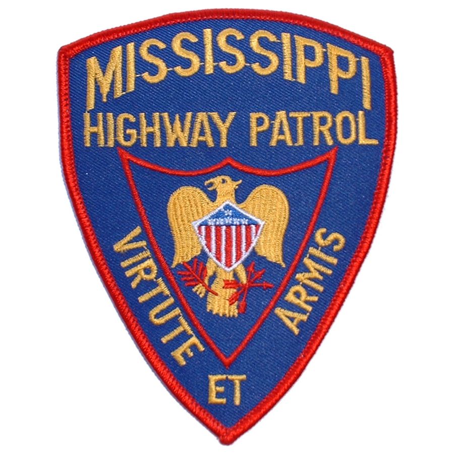 Mississippi Highway Patrol Large - Embroidered Iron-On Patch at Sticker ...