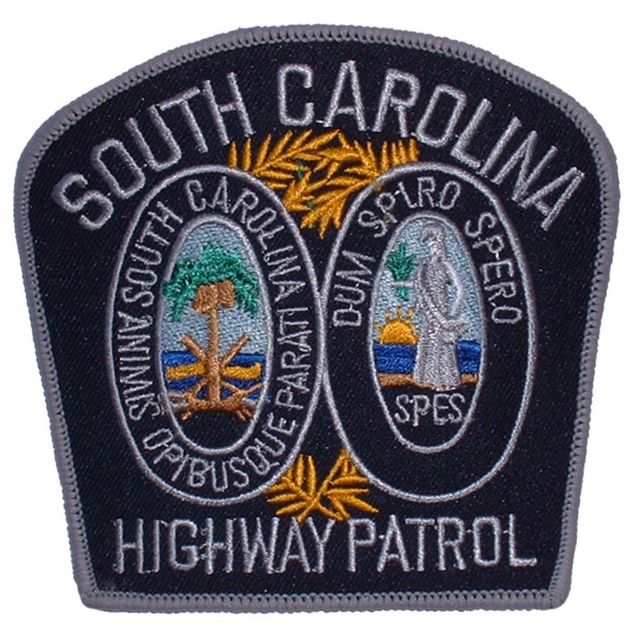 South Carolina Highway Patrol Large - Embroidered Iron-On Patch at ...