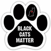 Black Cats Matter - Paw Magnet