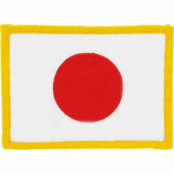 Japan - Flag Embroidered Iron-On Patch